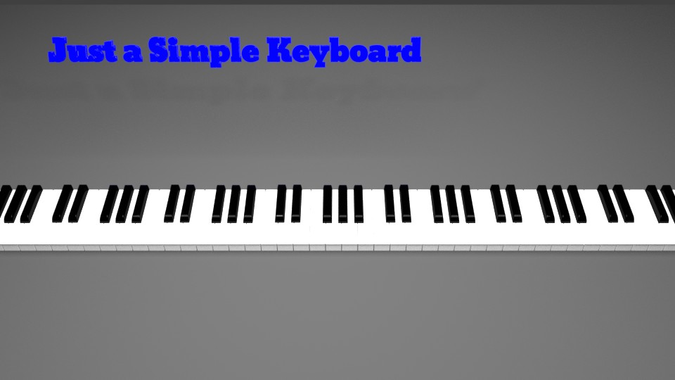 A Simple Keyboard (Cycles) preview image 1